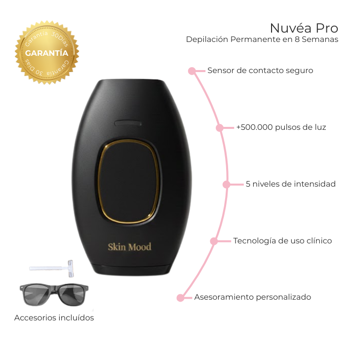 Skin Mood Depiladora Definitiva + Guante Exfoliante de regalo