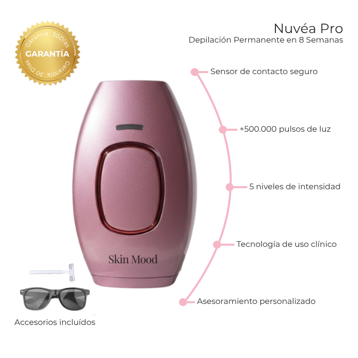 Skin Mood Depiladora Definitiva + Guante Exfoliante de regalo
