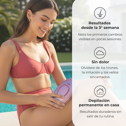 Skin Mood Depiladora Definitiva + Guante Exfoliante de regalo